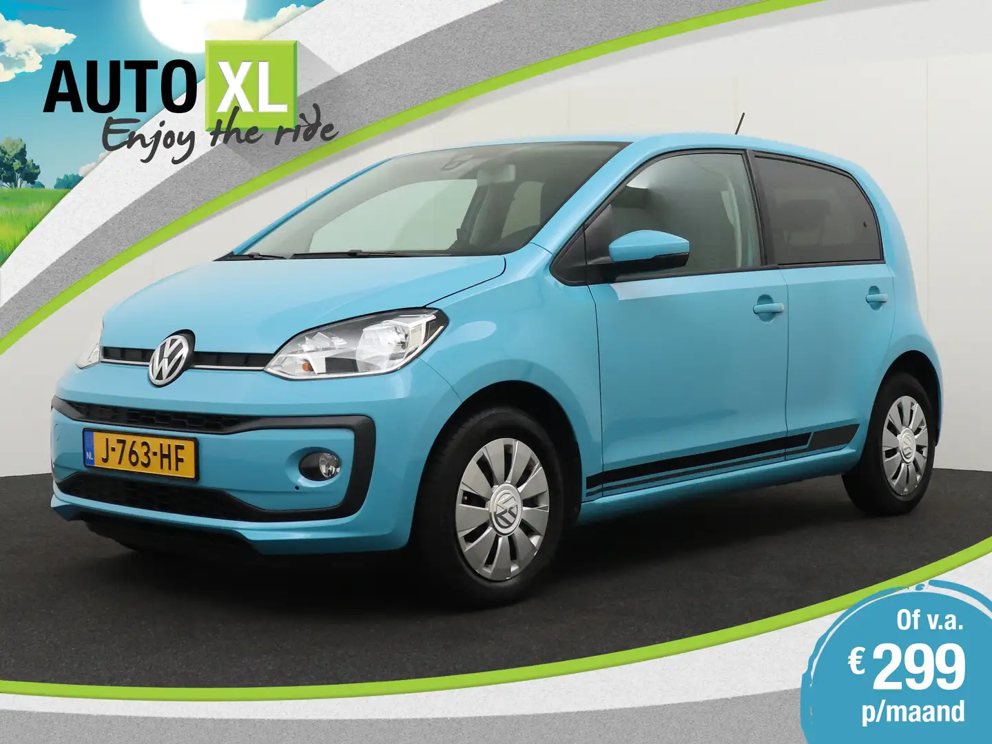 Volkswagen up! 1.0 75 PK Aut. High Up! NW-Model Stoelverw. Cruise Blauw - 1