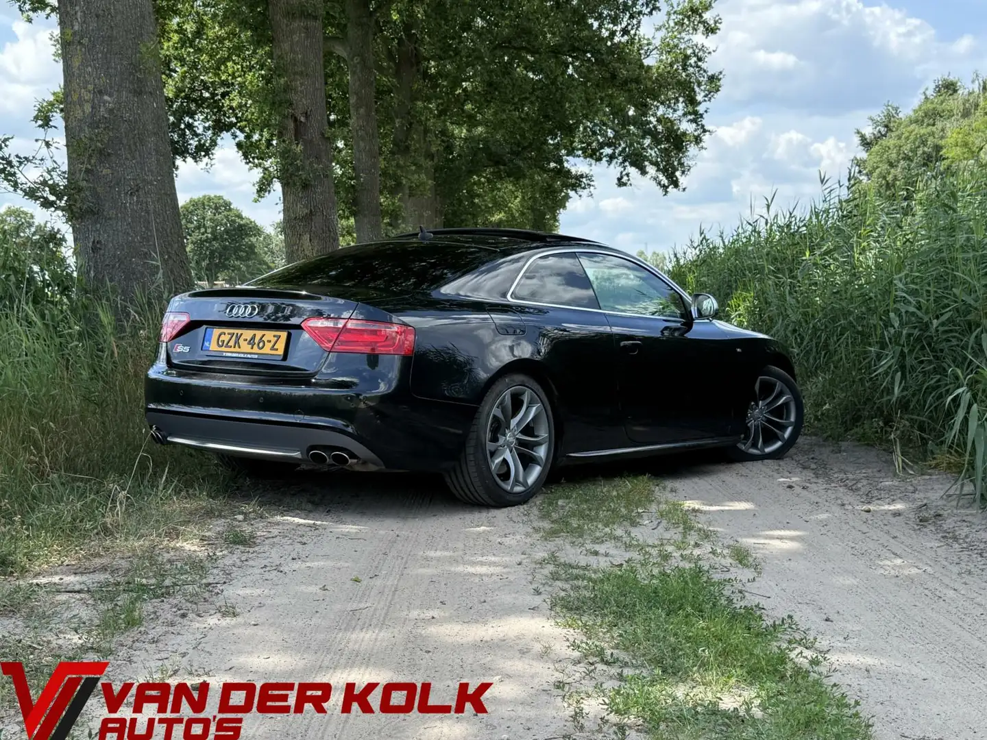 Audi S5 4.2 FSI S5 S-Line Panorama Leder Navi Cruise LED Zwart - 2