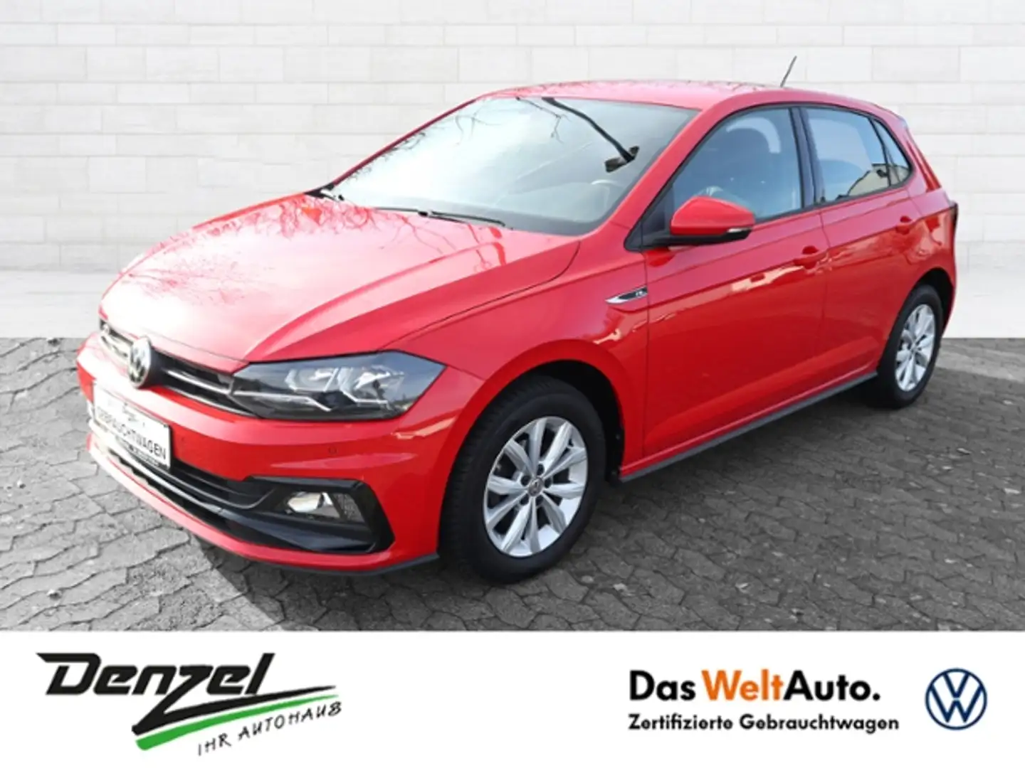 Volkswagen Polo Highline *R-Line* 1.0 TSI SITZHZG Rot - 2