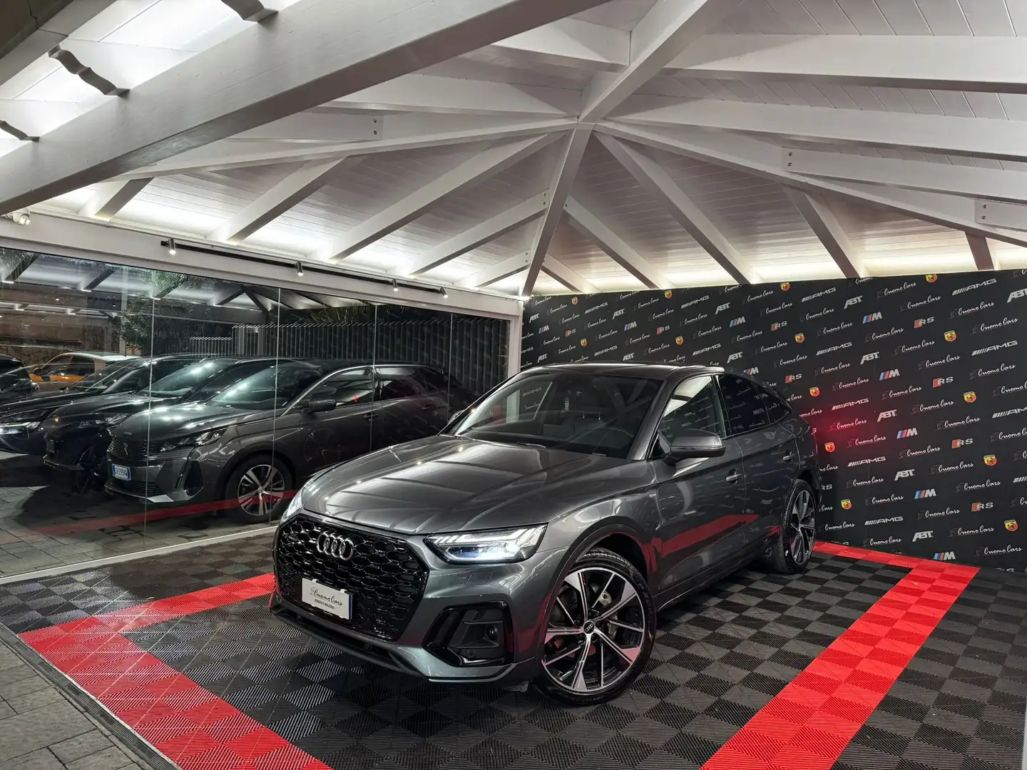 Audi Q5 SPB 40 TDI quattro S tronic line Gris - 1
