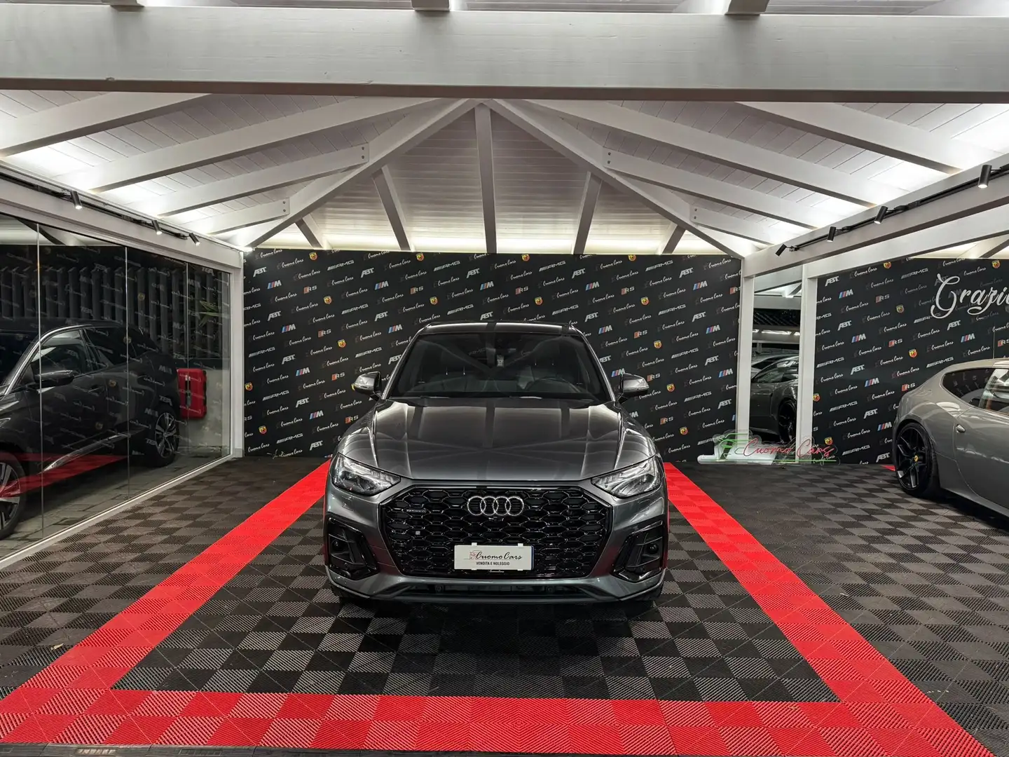 Audi Q5 SPB 40 TDI quattro S tronic line Gris - 2