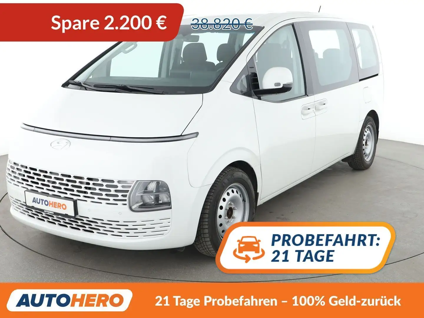 Hyundai STARIA 2.2 CRDi Trend 2WD Aut.*NAV*ACC*360*PDC*SHZ Blanc - 1