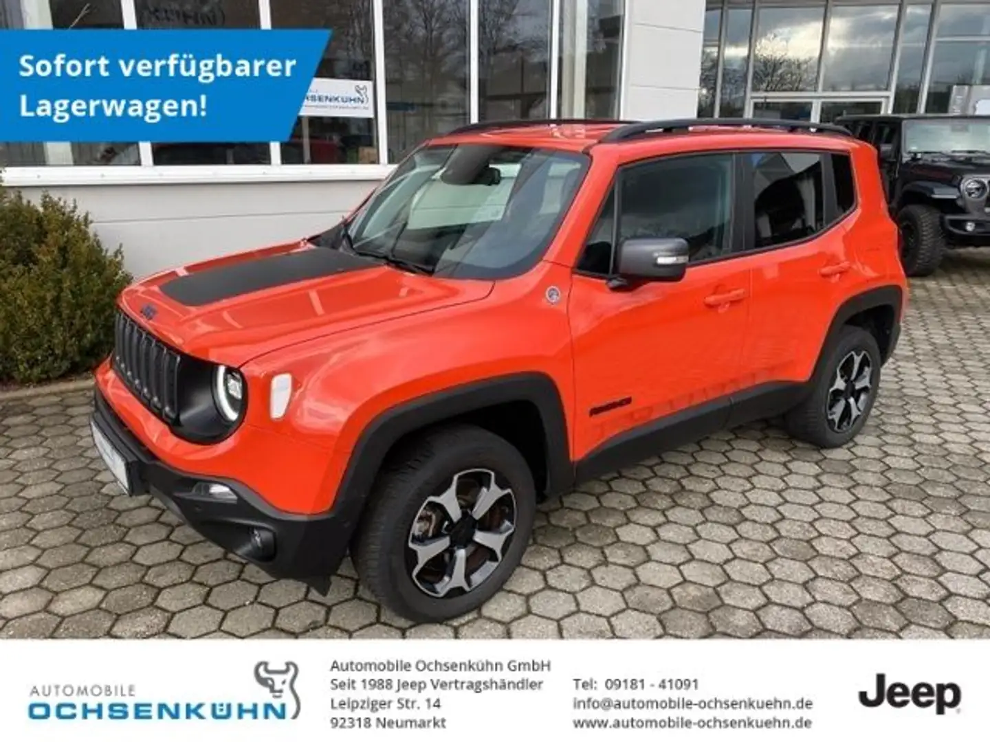 Jeep Renegade PHEV 4xe Trailhawk LED, Nav., Sitzh. Orange - 1