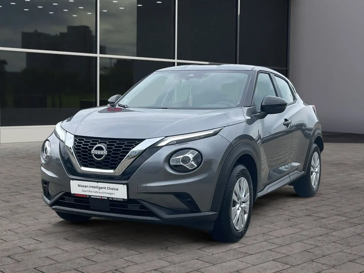 Nissan Juke 1.0 DIG-T 6MT Klima DAB Bluetooth Gris - 2