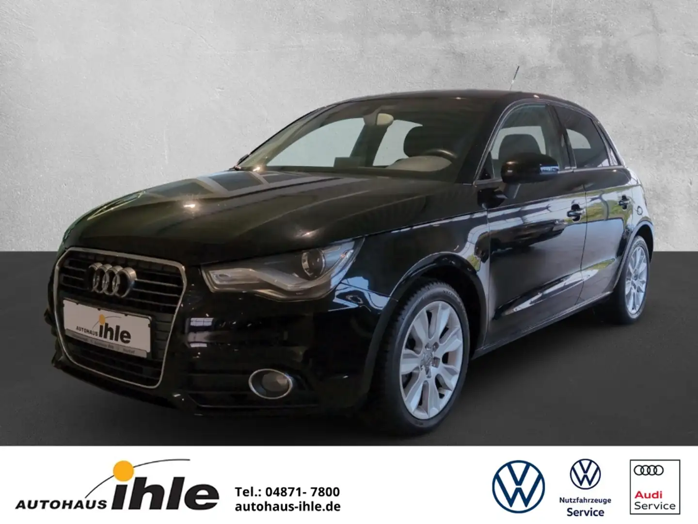 Audi A1 1,4 TFSI Sportback Ambition BOSE+SITZHZG+NAVI Schwarz - 1