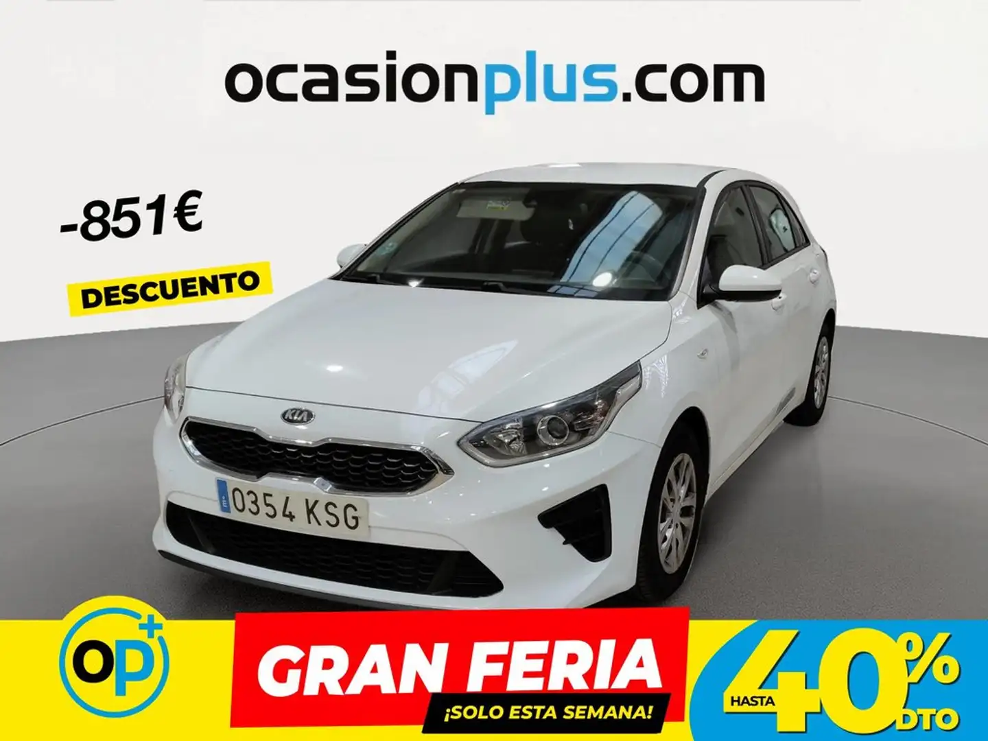 Kia Ceed / cee'd 1.0 T-GDI Eco-Dynamics Concept 120 Blanco - 1