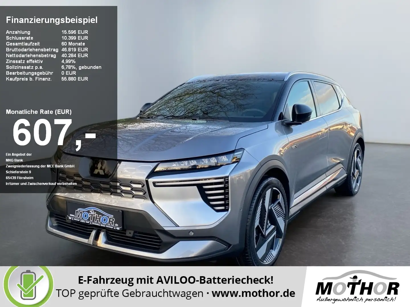Mitsubishi Eclipse Cross EV Luxury-Paket 87kWh ACC KAM360 Gri - 1
