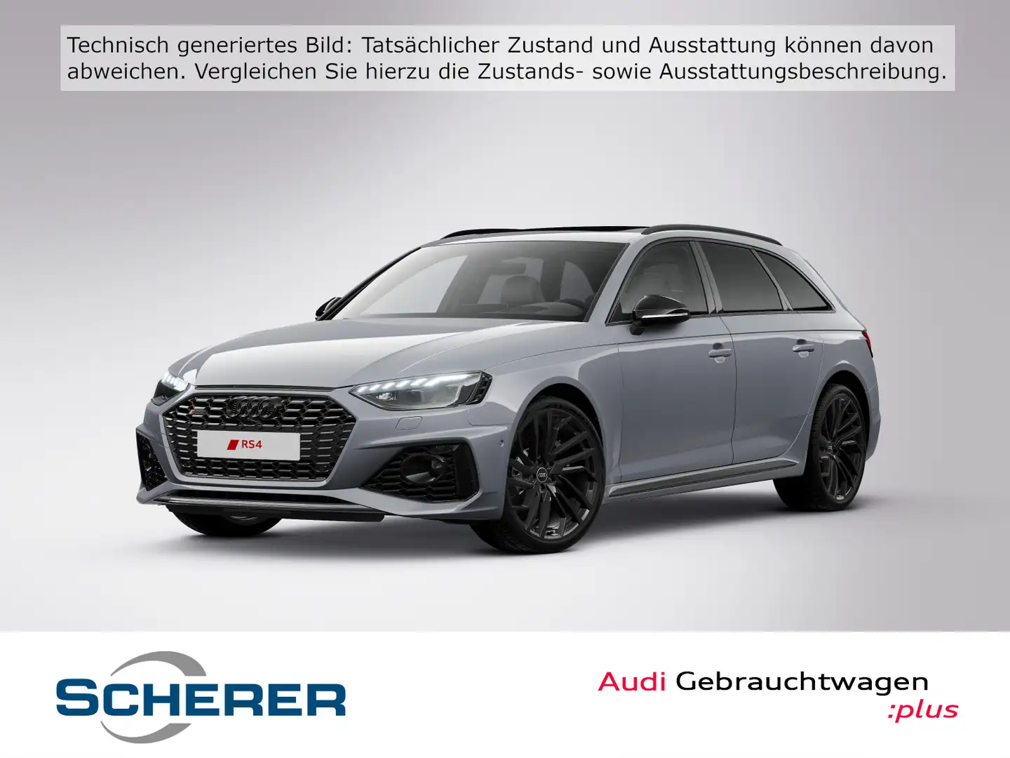 Audi RS4 tiptron. quattro B&O HUD PANO 360 GRA Grau - 1