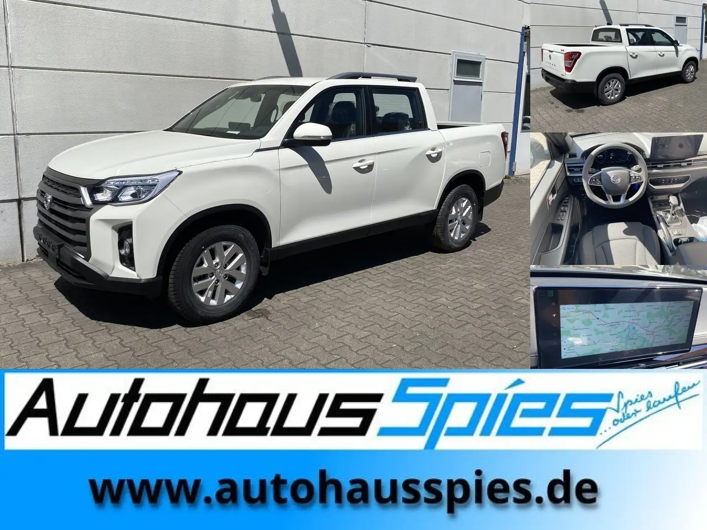 SsangYong Musso 2.2 E-XDI AT 4WD Core MY25 digi Cockpit Nav RKam Weiß - 1
