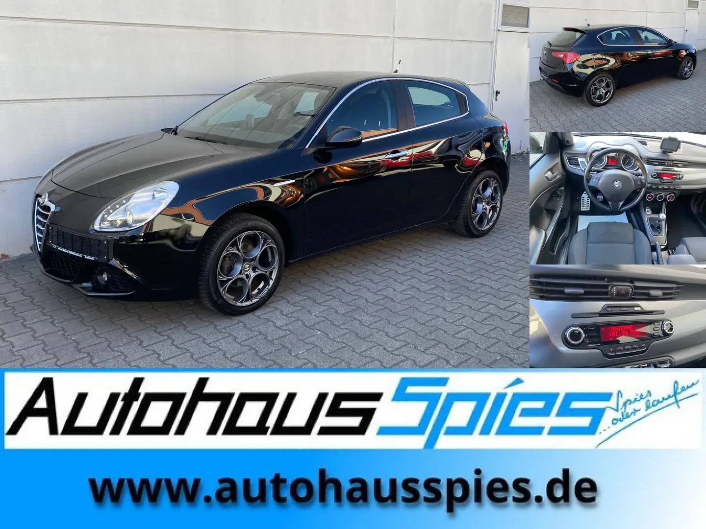Alfa Romeo Giulietta 1.4 TB 16V Turismo Alu17 Tmat Nav Shz Noir - 1