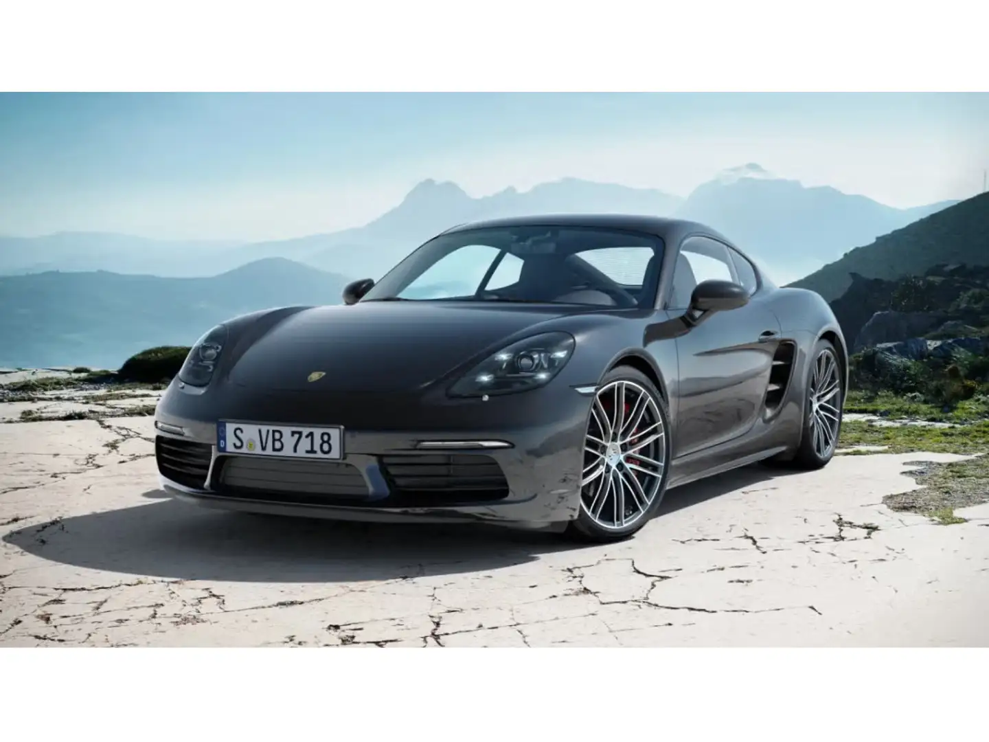 Porsche 718 Cayman S Noir - 1