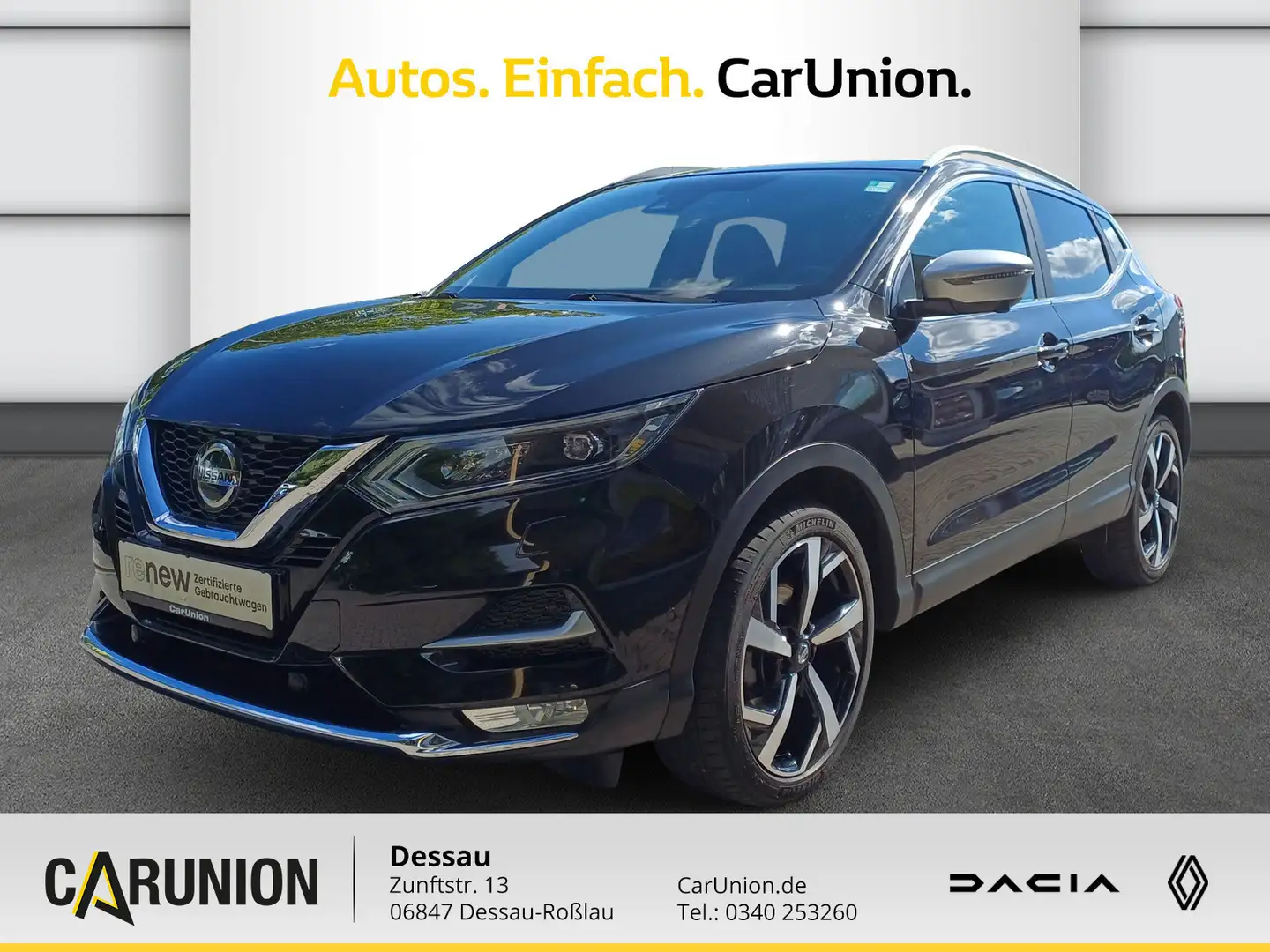 Nissan Qashqai Qashqai 1.3 DIG-T CDT T Schwarz - 1