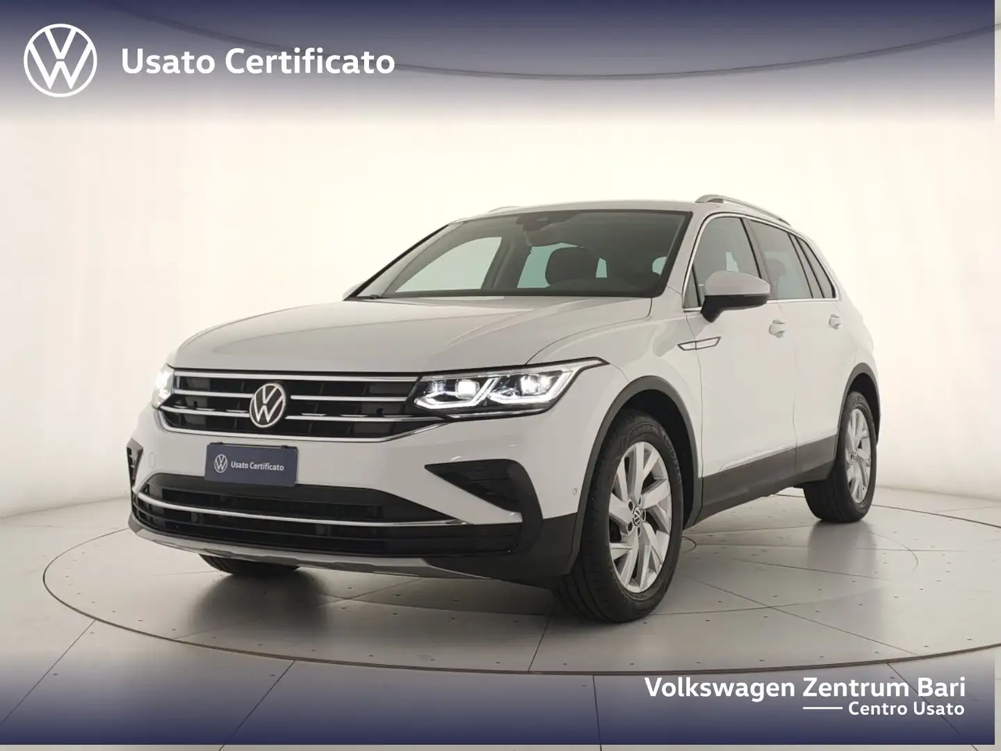 Volkswagen Tiguan 2.0 tdi elegance 150cv dsg Wit - 1