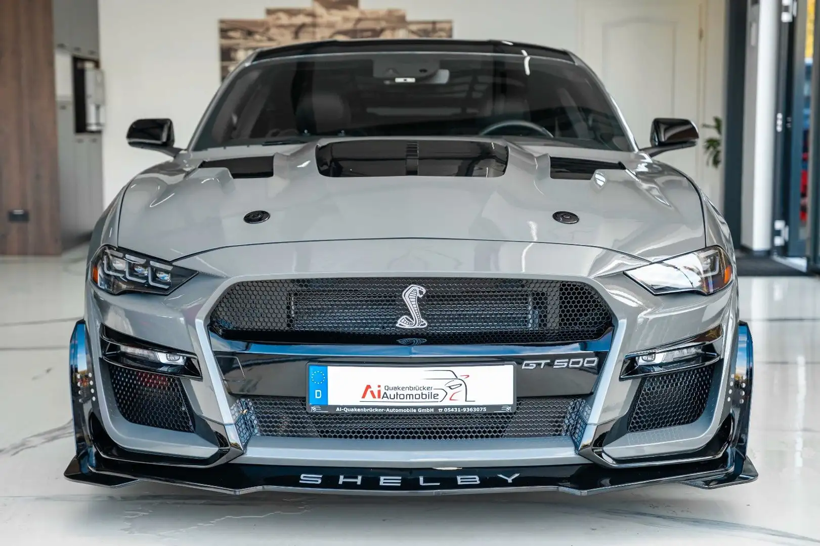 Ford Mustang GT 5,0 GT 500 SHELBY PREMIUM VOLL Gris - 2