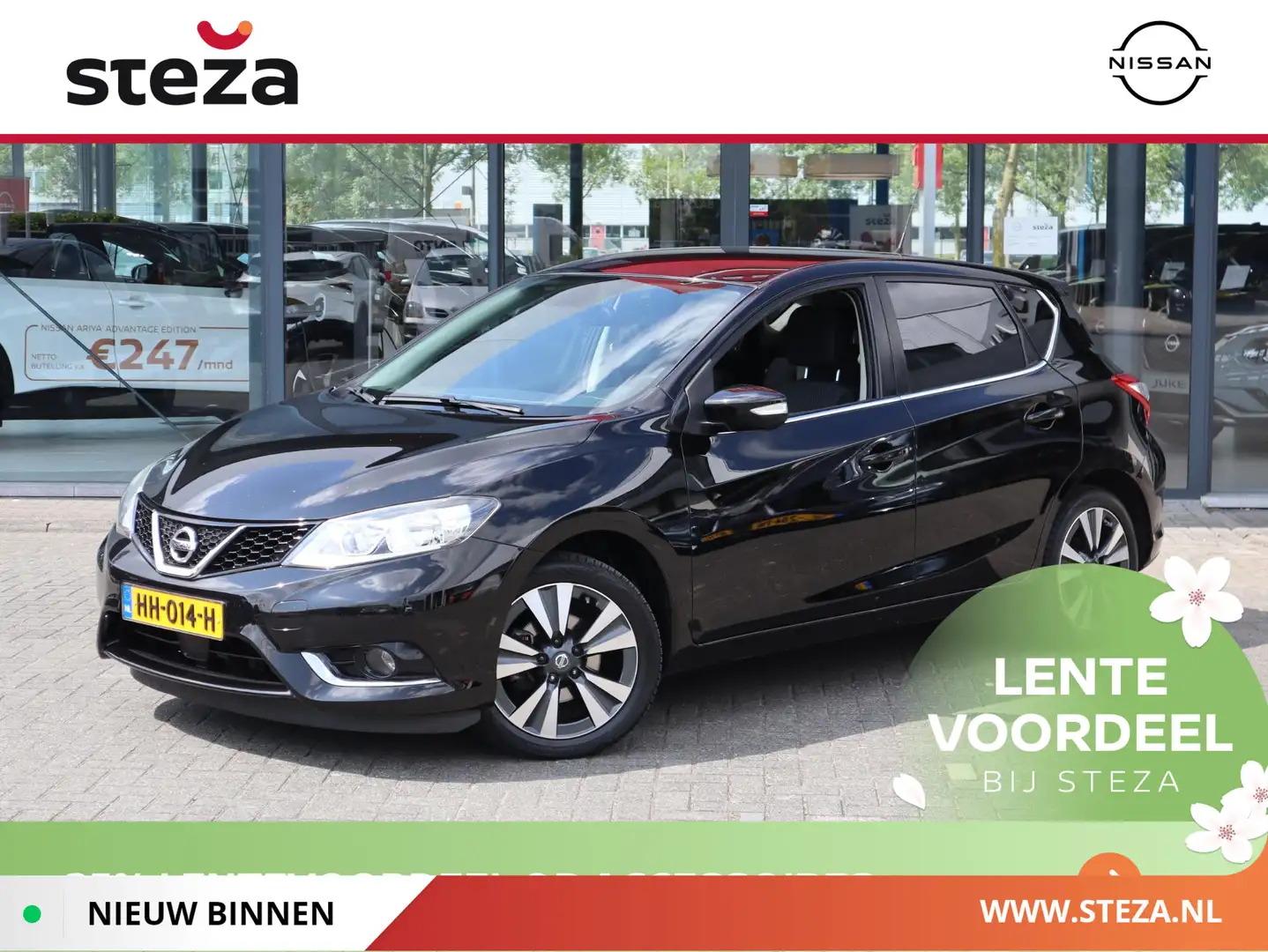 Nissan Pulsar 1.2 DIG-T Connect Edition Camera / Keyless / Cruis Zwart - 1