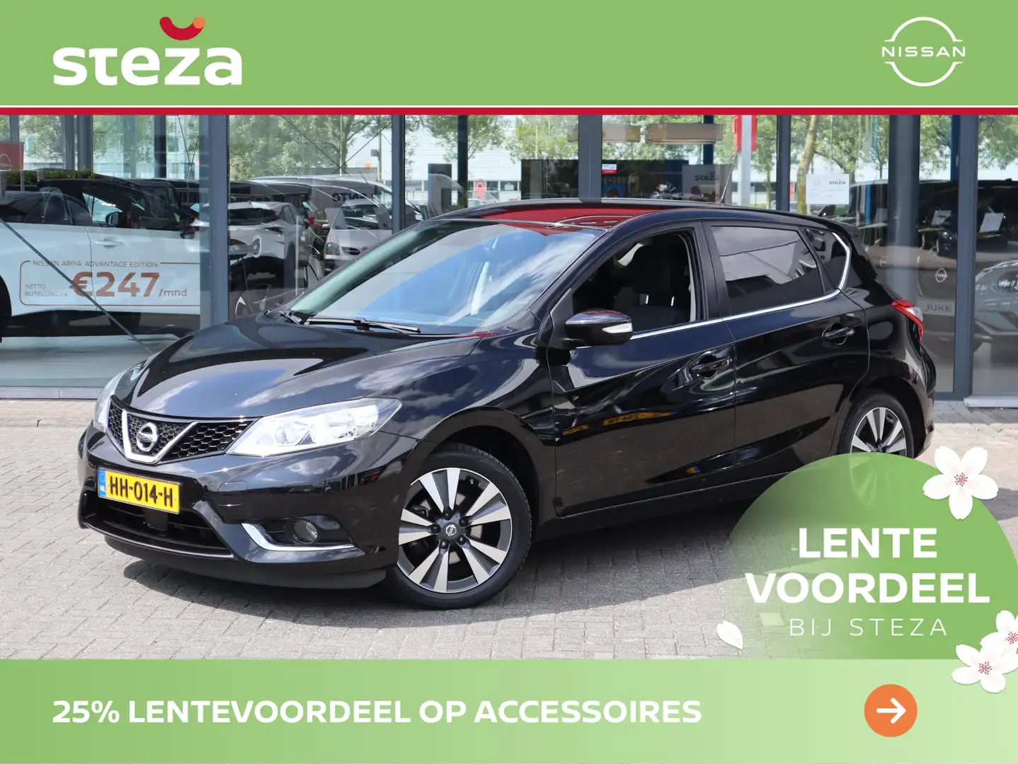 Nissan Pulsar 1.2 DIG-T Connect Edition | Trekhaak | Parkeercame Zwart - 1