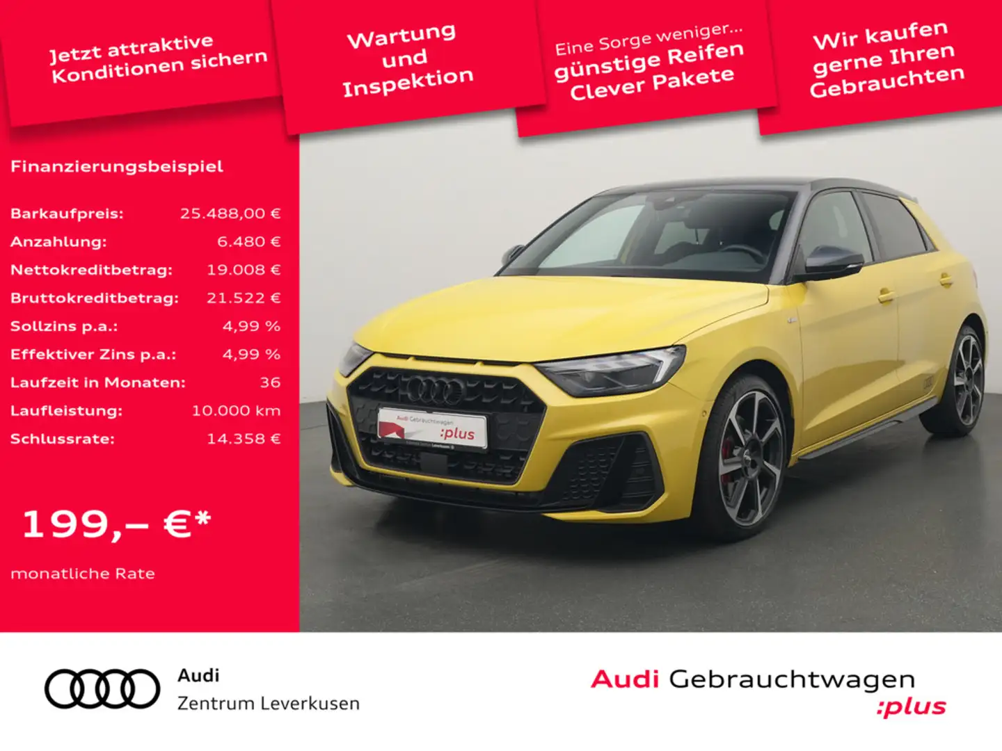 Audi A1 LED PDC SHZ KLIMA ACC Schwarz - 1