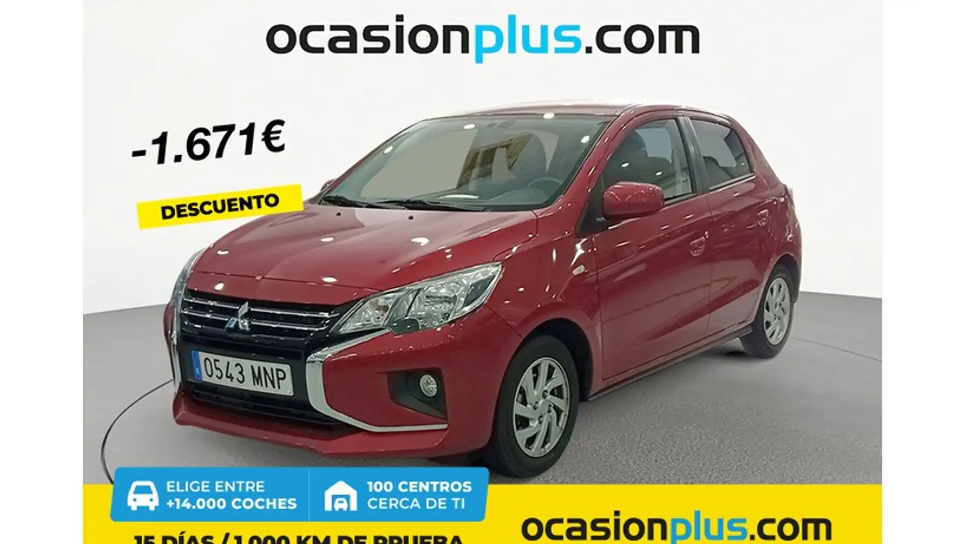 Mitsubishi Space Star 120 MPI Motion Rojo - 1