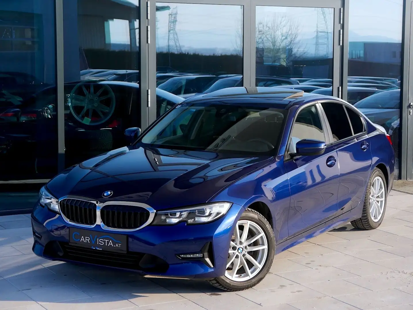 BMW 320 Aut. *Schiebedach - Live Cockpit* Bleu - 2