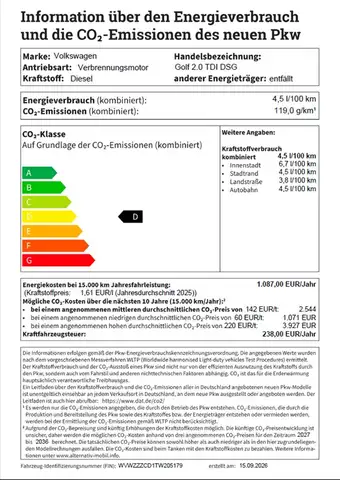 Volkswagen Golf view 9
