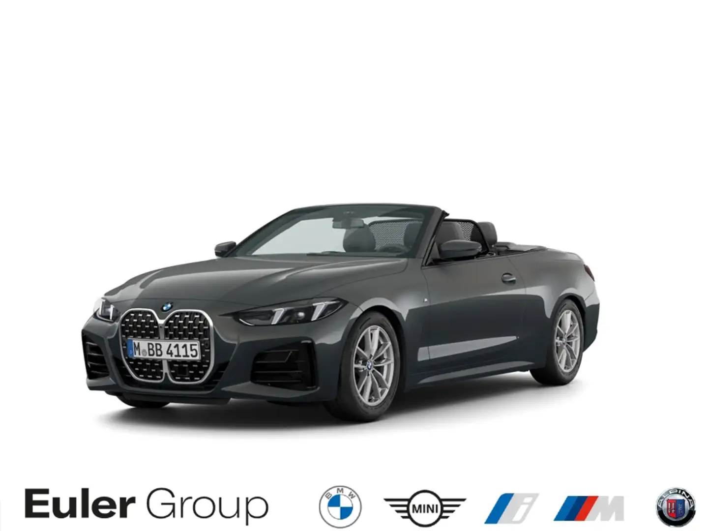BMW 430 i xDrive Cabrio Sportpaket StandHZG Navi Leder Dig Grau - 1