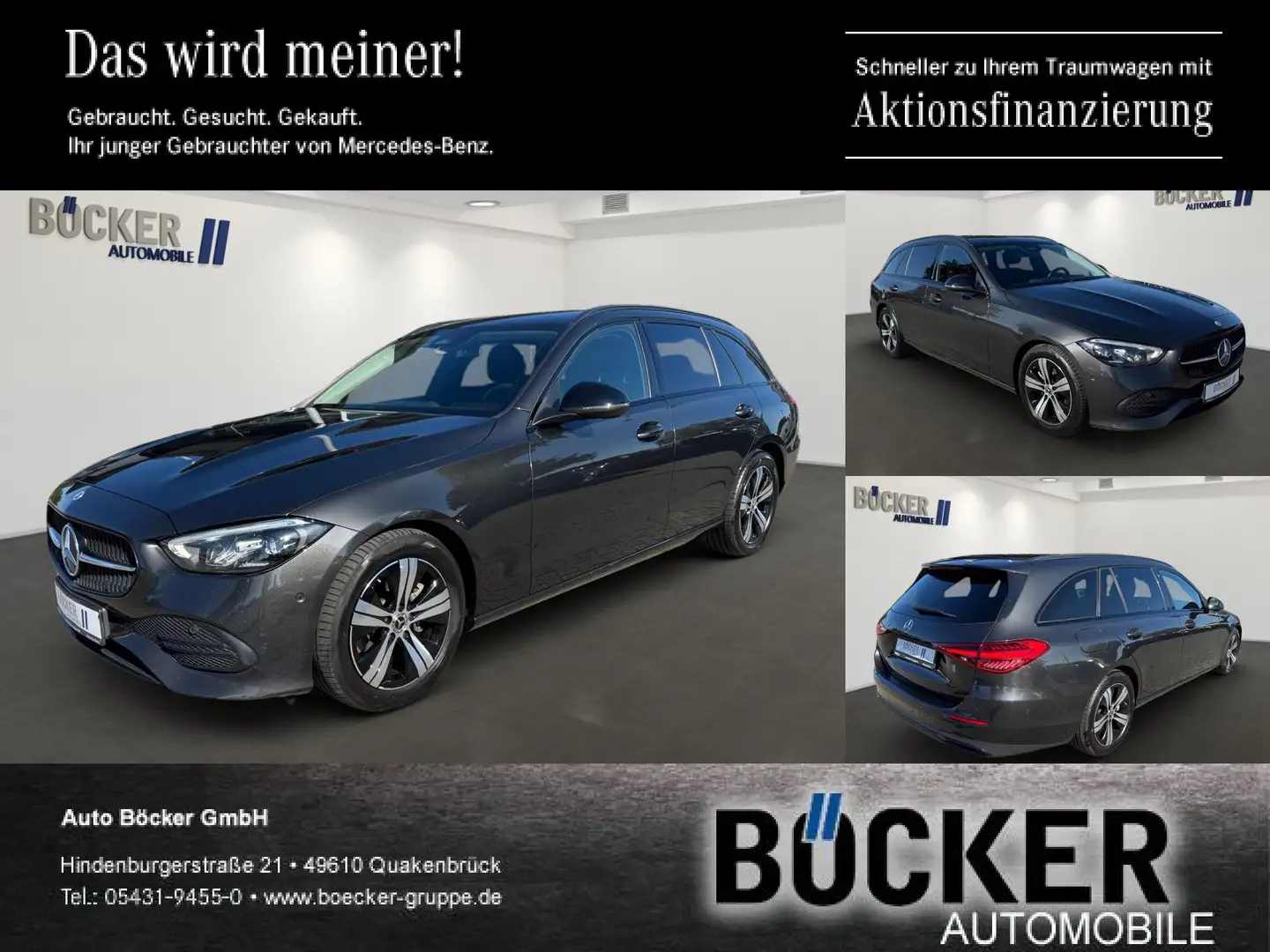 Mercedes-Benz C 200 C200d T-Modell Avantgarde MBUX LED NIGHT Bluetooth Grau - 1