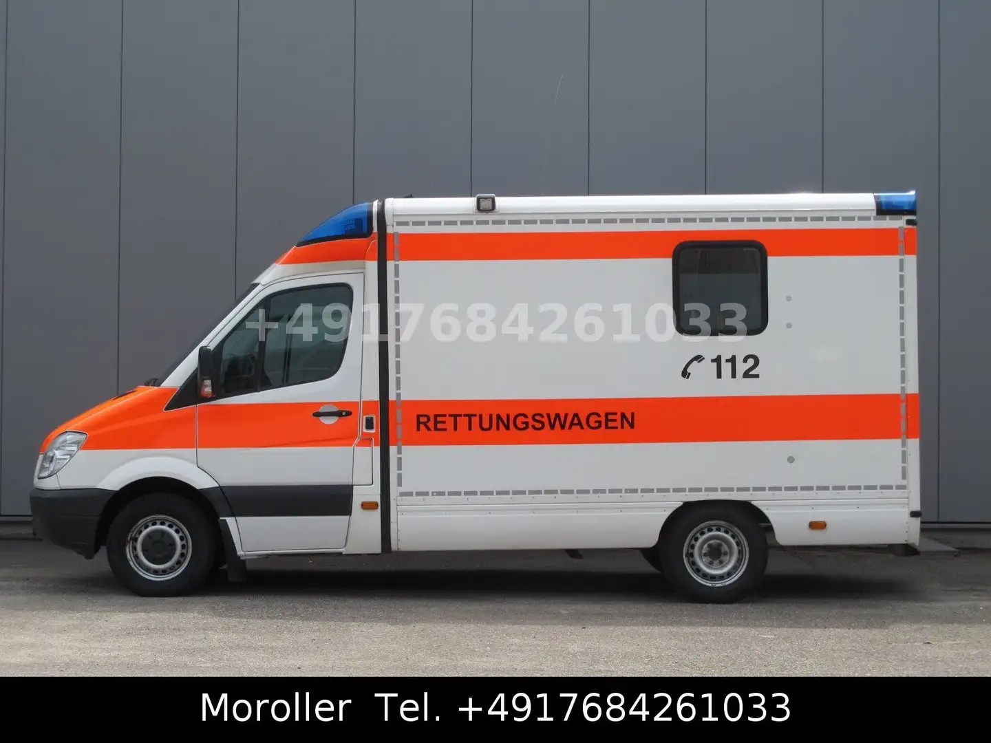 Mercedes-Benz Sprinter 316 CDI Aut. RTW KTW STROBEL Weiß - 2