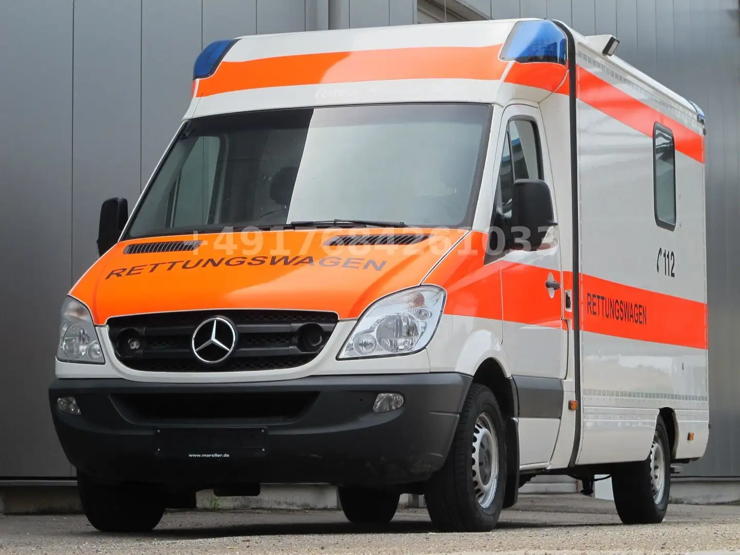 Mercedes-Benz Sprinter 316 CDI Aut. RTW KTW STROBEL Weiß - 1