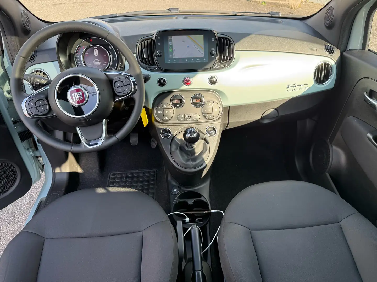 Fiat 500 1.0 hybrid Dolcevita 70cv Azzurro Cangiante Bleu - 2