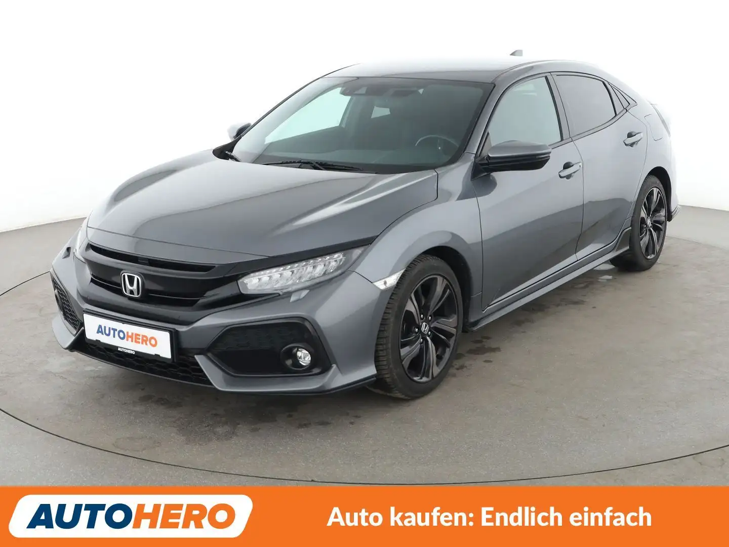 Honda Civic 1.5 VTEC Sport*NAVI*LED*ACC*CAM*PDC*SHZ* Grau - 1