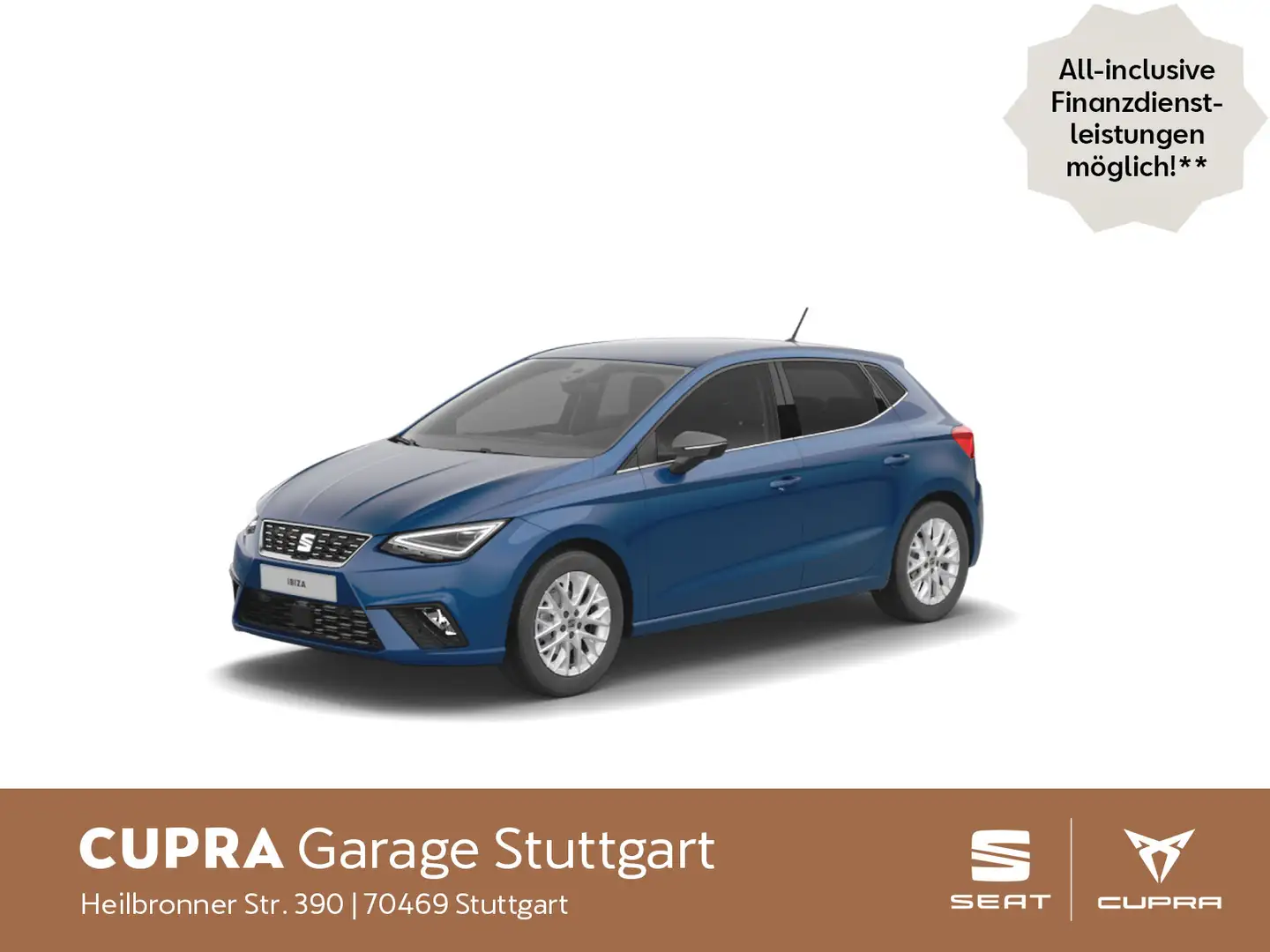 SEAT Ibiza Xcellence 1.0 TSI 85kW Blau - 1