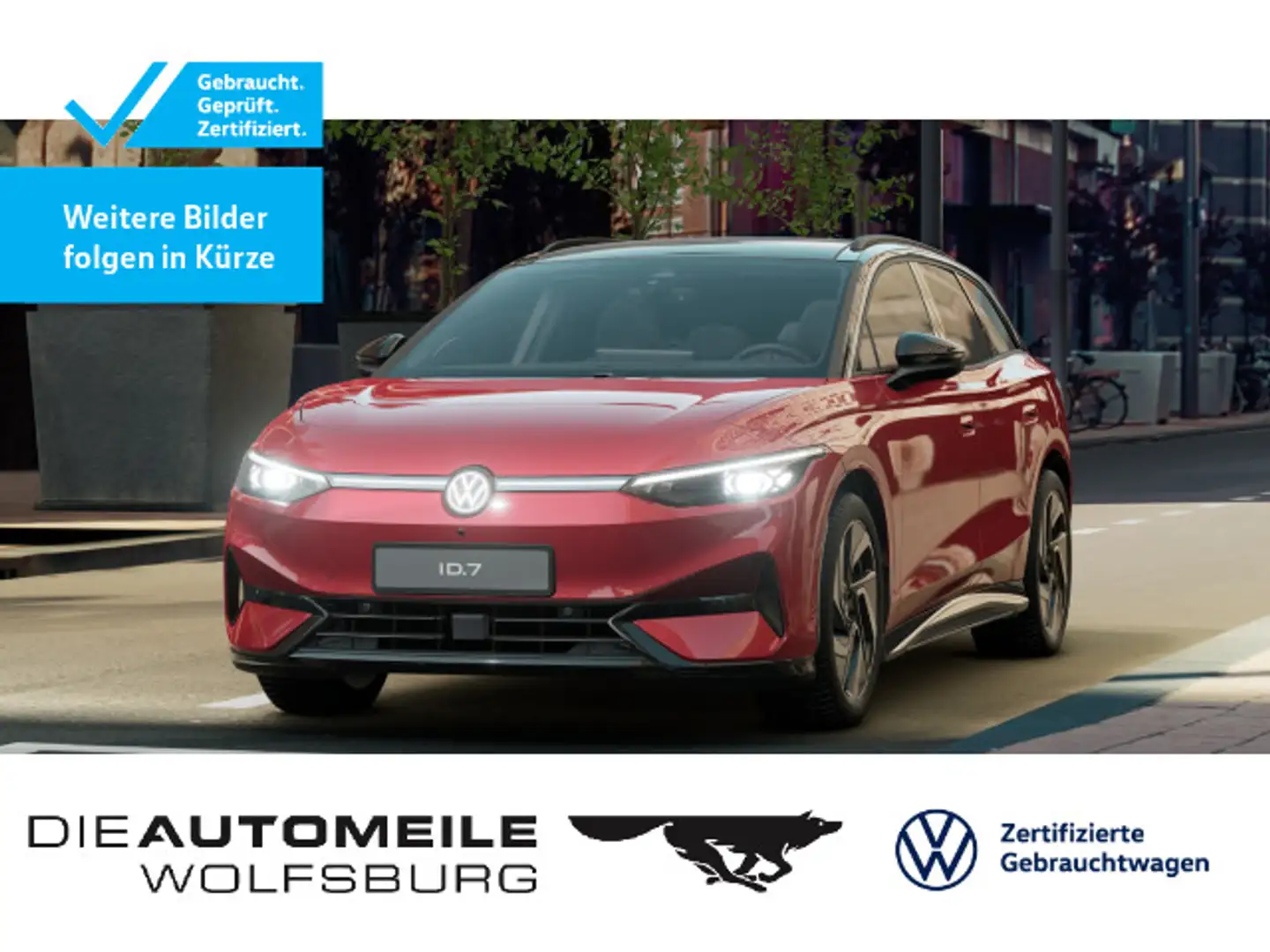 Volkswagen ID.7 Tourer Pro Black Style AHK/Pano/H+K/DCC Rood - 1