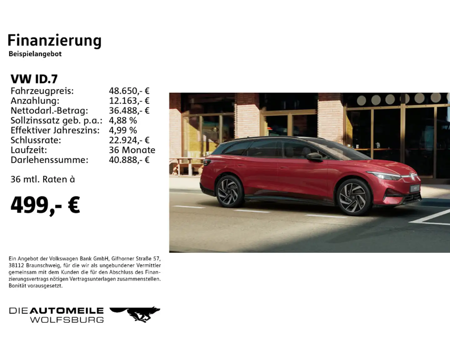 Volkswagen ID.7 Tourer Pro Black Style AHK/Pano/H+K/DCC Rood - 2