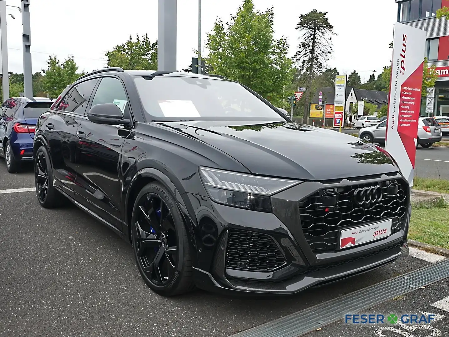 Audi RS Q8 Keramik Pano AHK B&O HUD 360° ACC Schwarz - 2