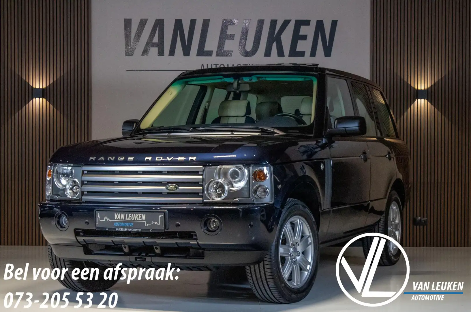 Land Rover Range Rover 4.4 V8 Autobiography CarPlay 28.884 EX BTW Blauw - 1