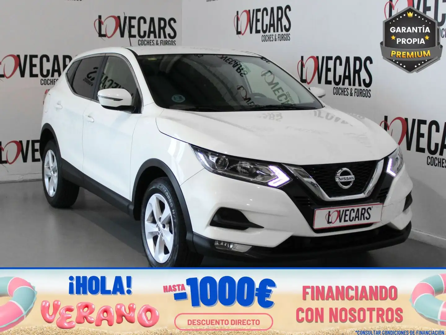 Nissan Qashqai dCi 85 kW (115 CV) E6D ACENTA Wit - 1