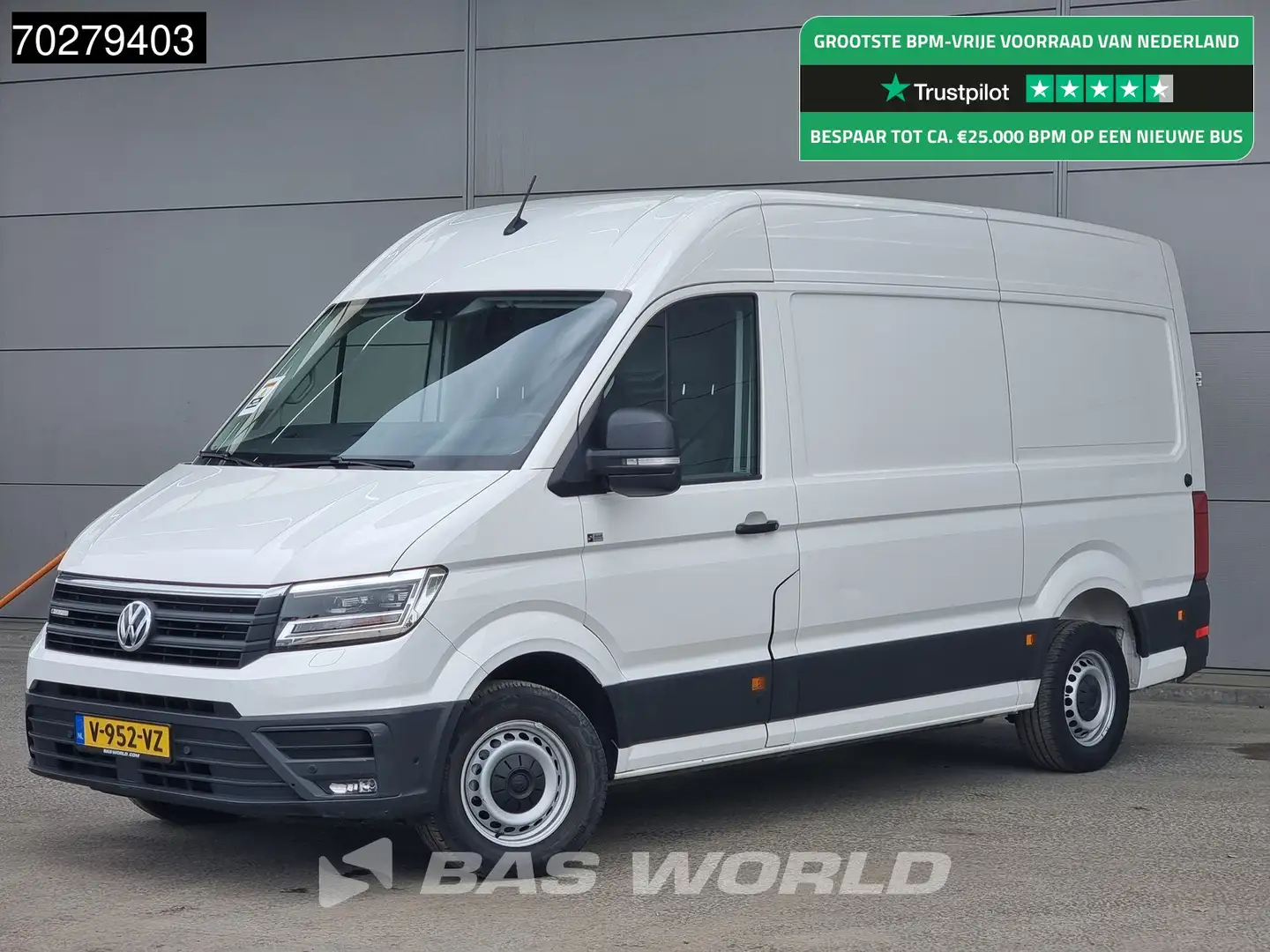 Volkswagen Crafter E-Crafter 136pk Elektrisch Automaat L3H3 115 WLTP Wit - 1