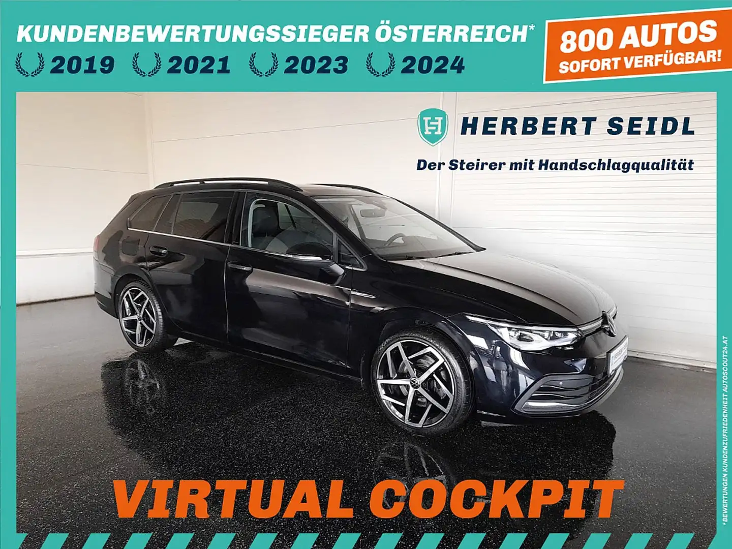 Volkswagen Golf Variant Golf VIII Variant STYLE 2,0 TDI DSG *18 ZOLL / ... Schwarz - 1