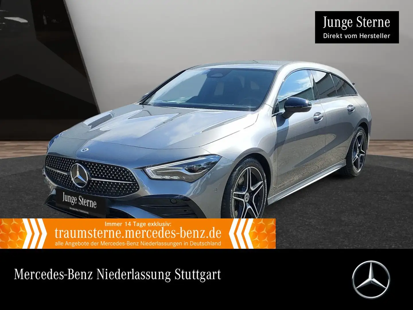 Mercedes-Benz CLA 200 d AMG+NIGHT+LED+STHZG+KAMERA+TOTW+KEYLESS Grijs - 1