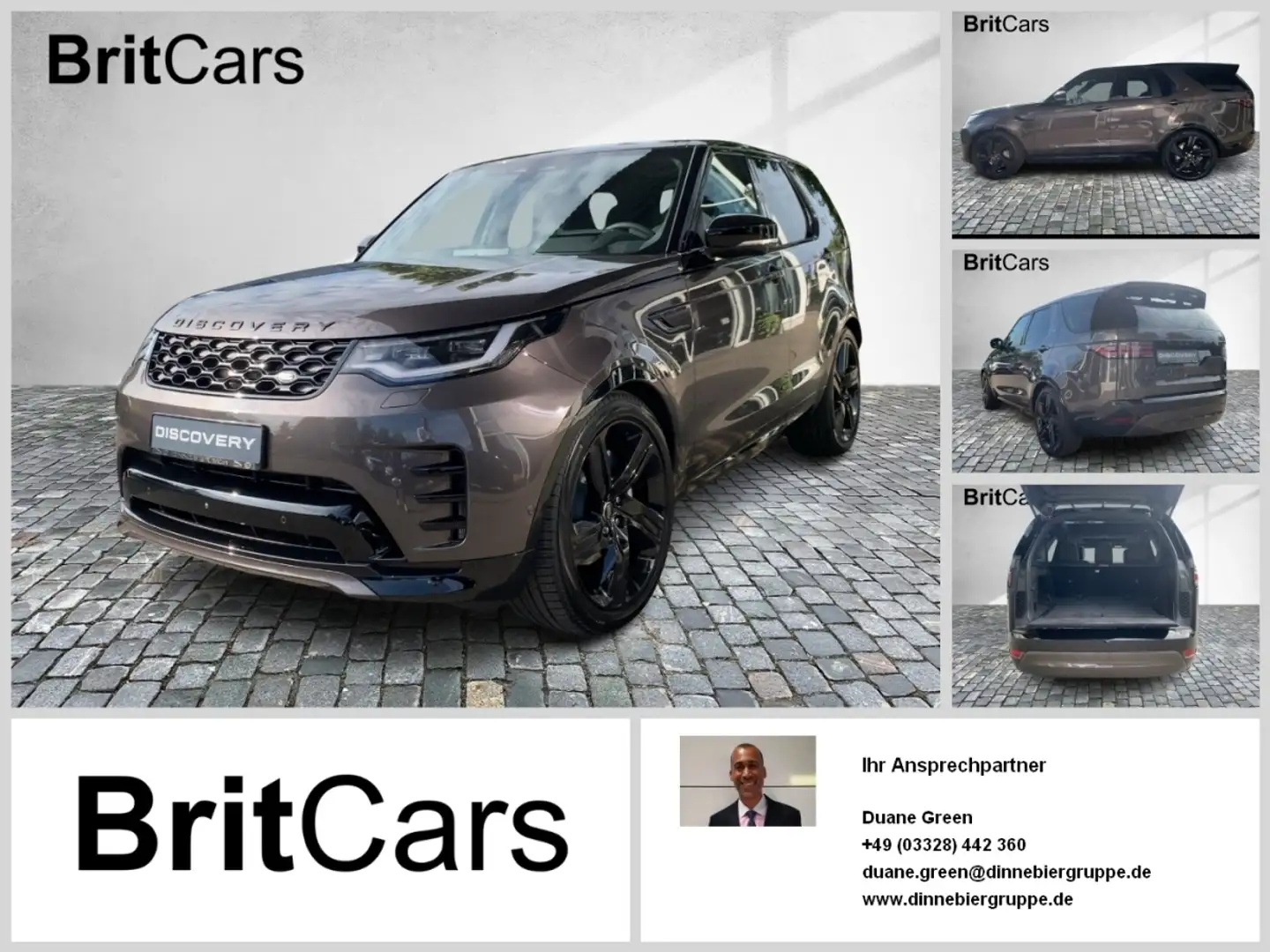 Land Rover Discovery D300 R-Dynamic HSE Luft Pano HUD 360 Gris - 1