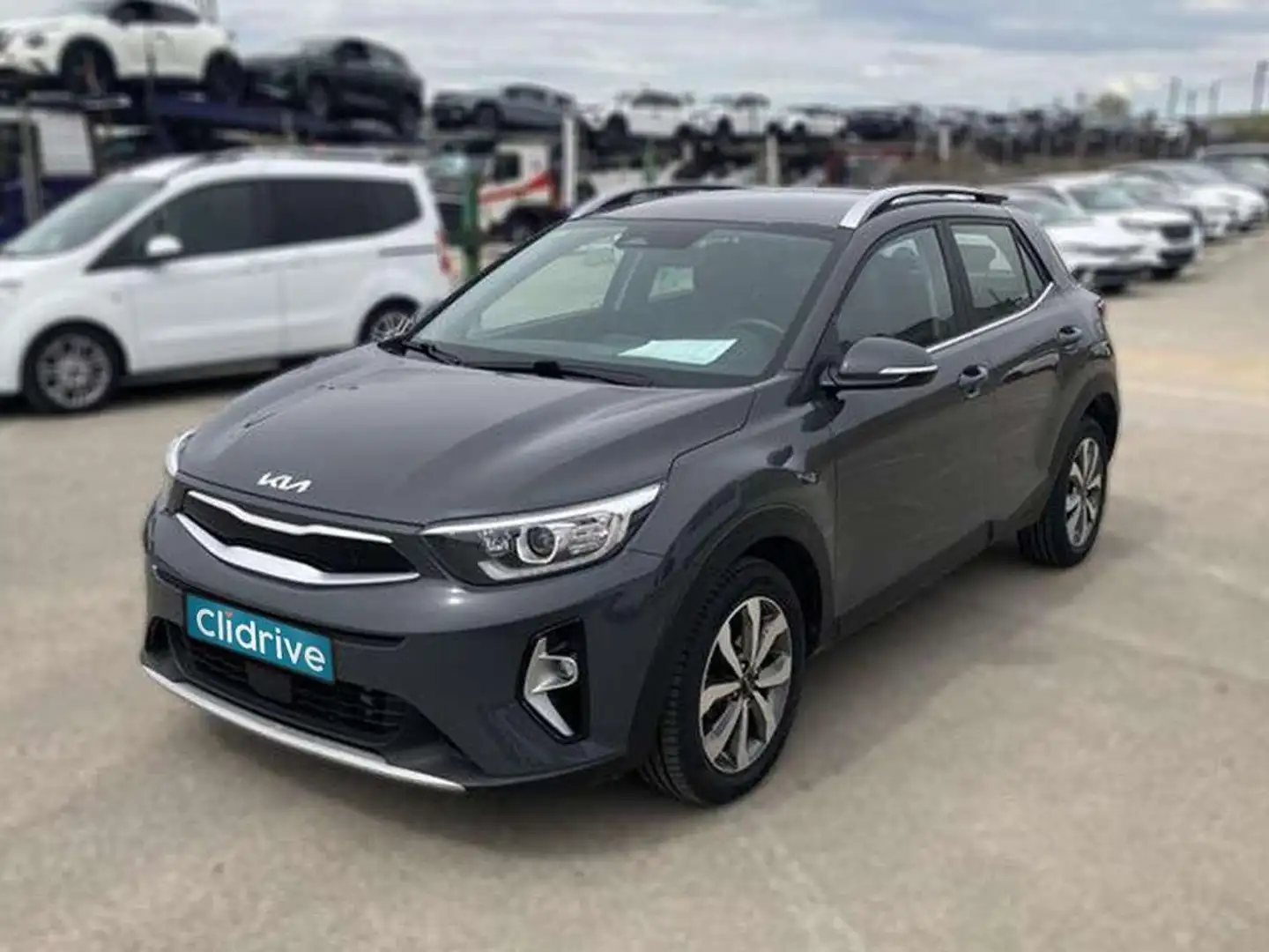 Kia Stonic 1.0 TGDI MHEV IMT DRIVE Gris - 2