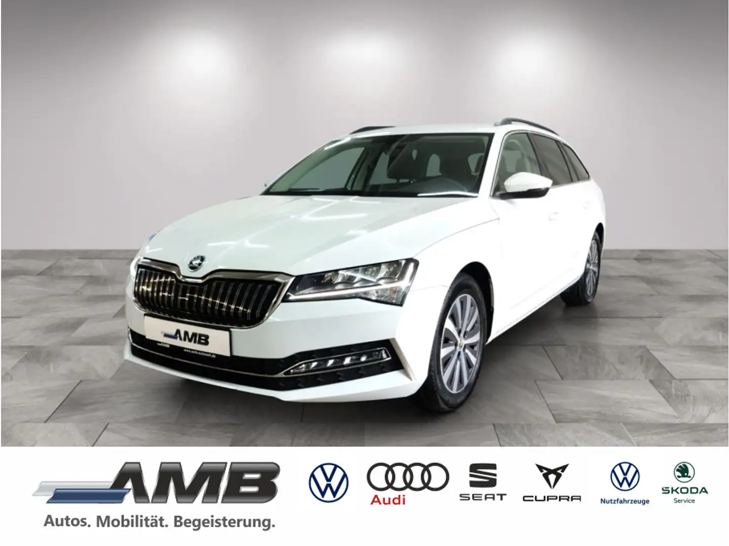 Skoda Superb Combi Ambition 1.4 TSI iV virt.C/Standhzg Weiß - 1