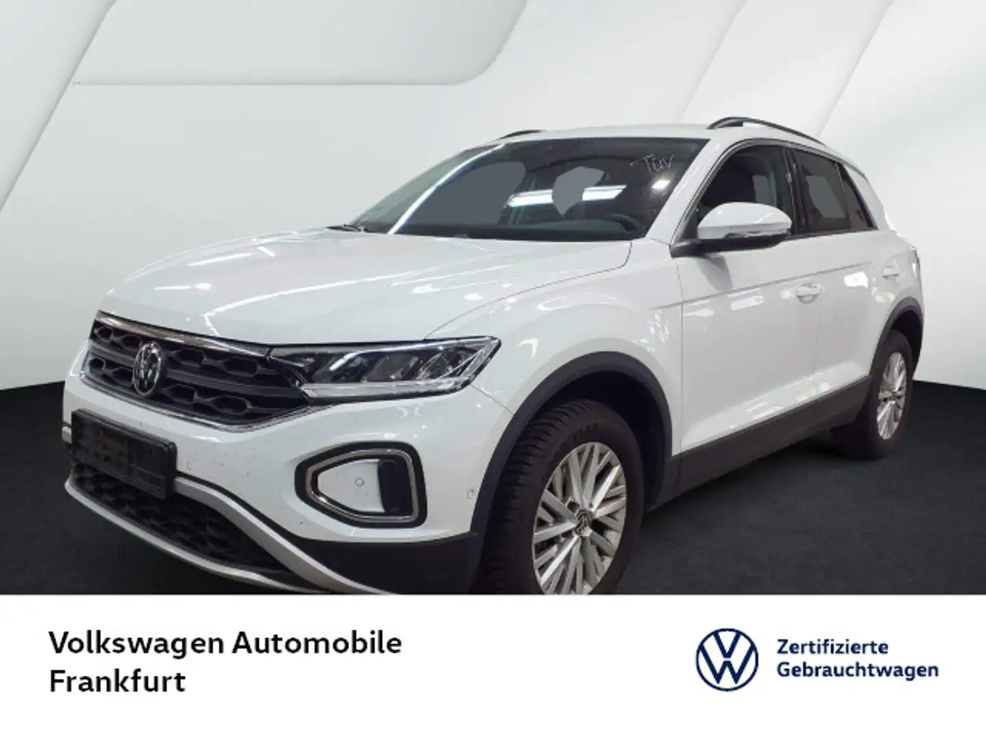 Volkswagen T-Roc 1.0 TSI Life Navi LED DAB+ FrontAssist Weiß - 1