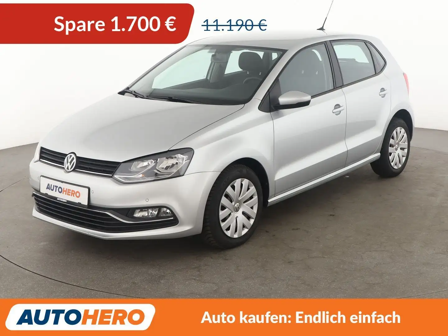 Volkswagen Polo 1.4 TDI Comfortline BMT*NAVI*PDC*KLIMA*GARANTIE* Grau - 1