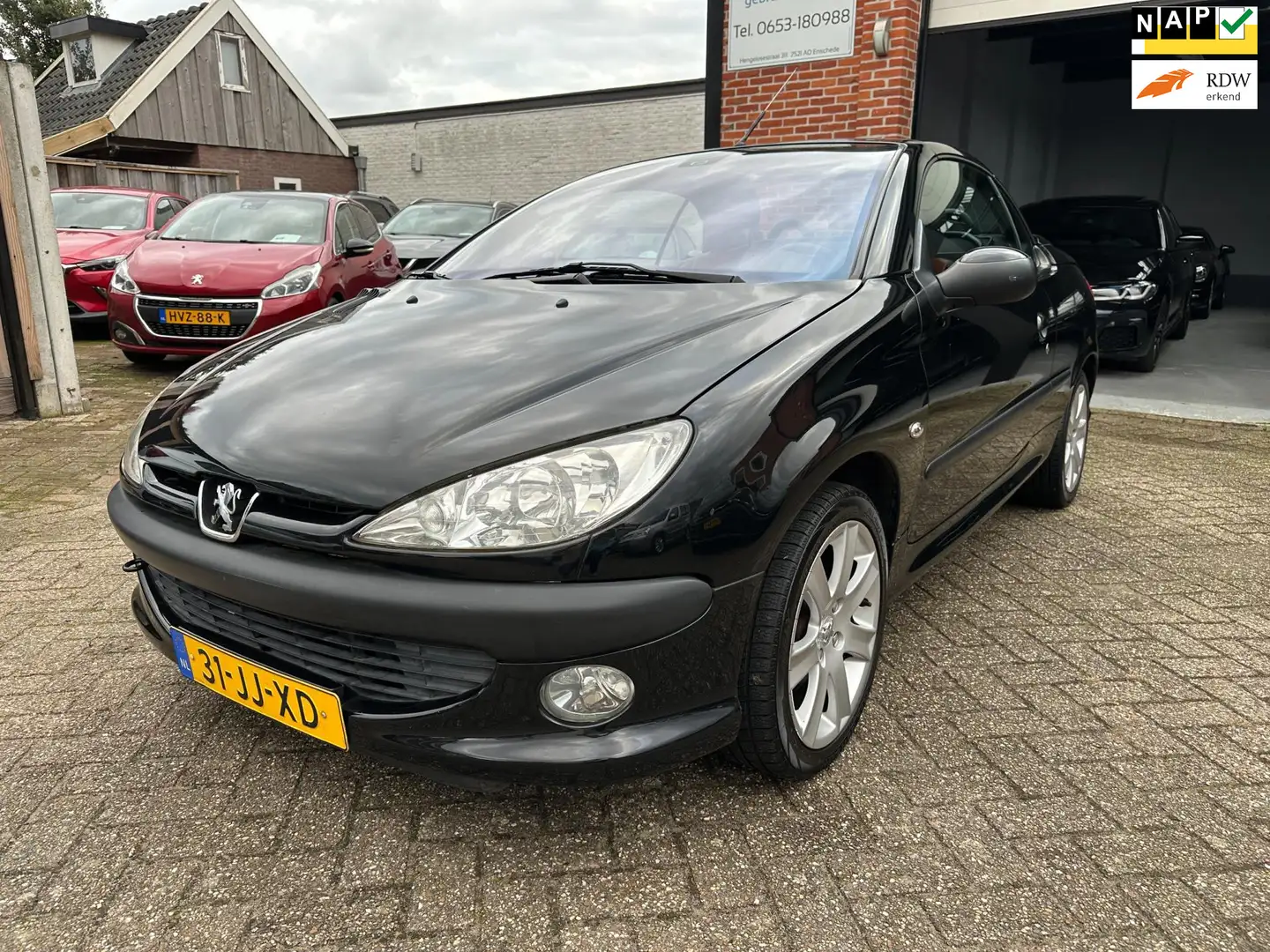Peugeot 206 CC 2.0-16V NIEUWE APK Noir - 1