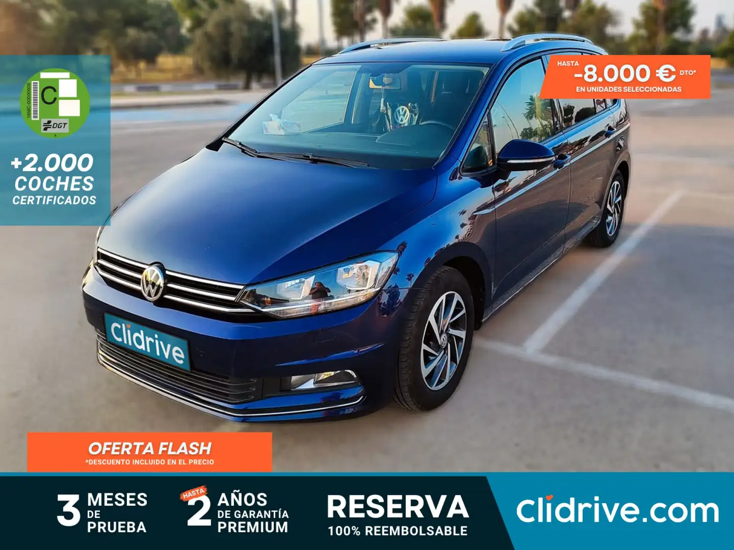 Volkswagen Touran 1.6TDI Business Edition 85kW Azul - 1