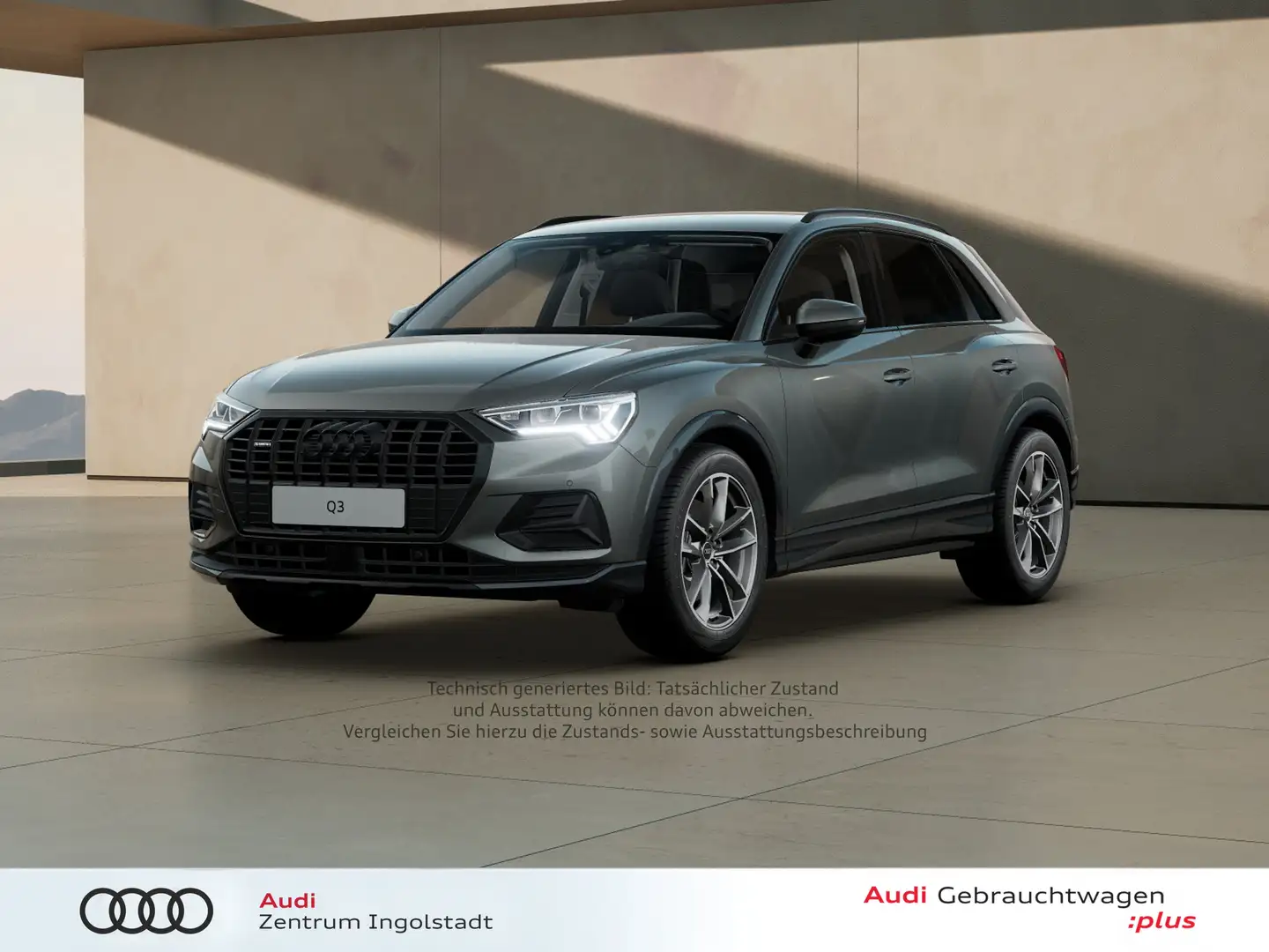 Audi Q3 40 TFSI qu LED AHK Optik-schw.+ 19" advanced Grau - 2