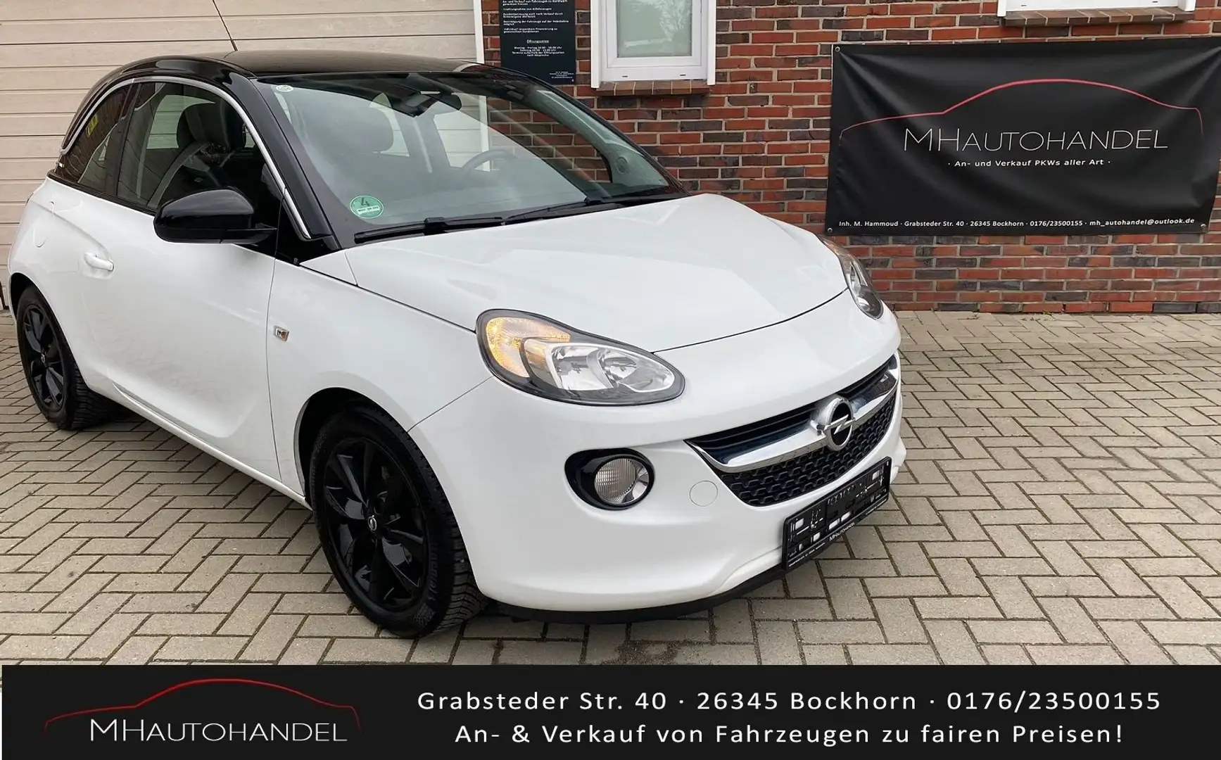 Opel Adam Jam 1.4 *2.Hand*TopGepflegt*Sitzhzg*Finanzierung* Weiß - 1