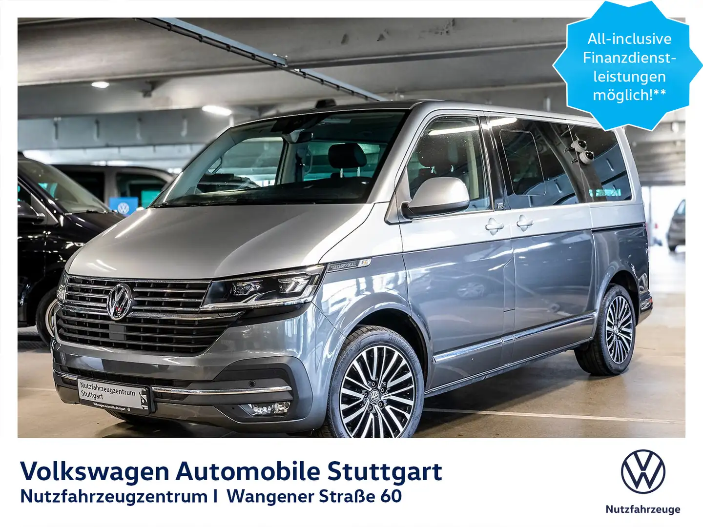 Volkswagen T6.1 Multivan Generation Six DSG 2.0 TDI Euro 6d Argent - 1