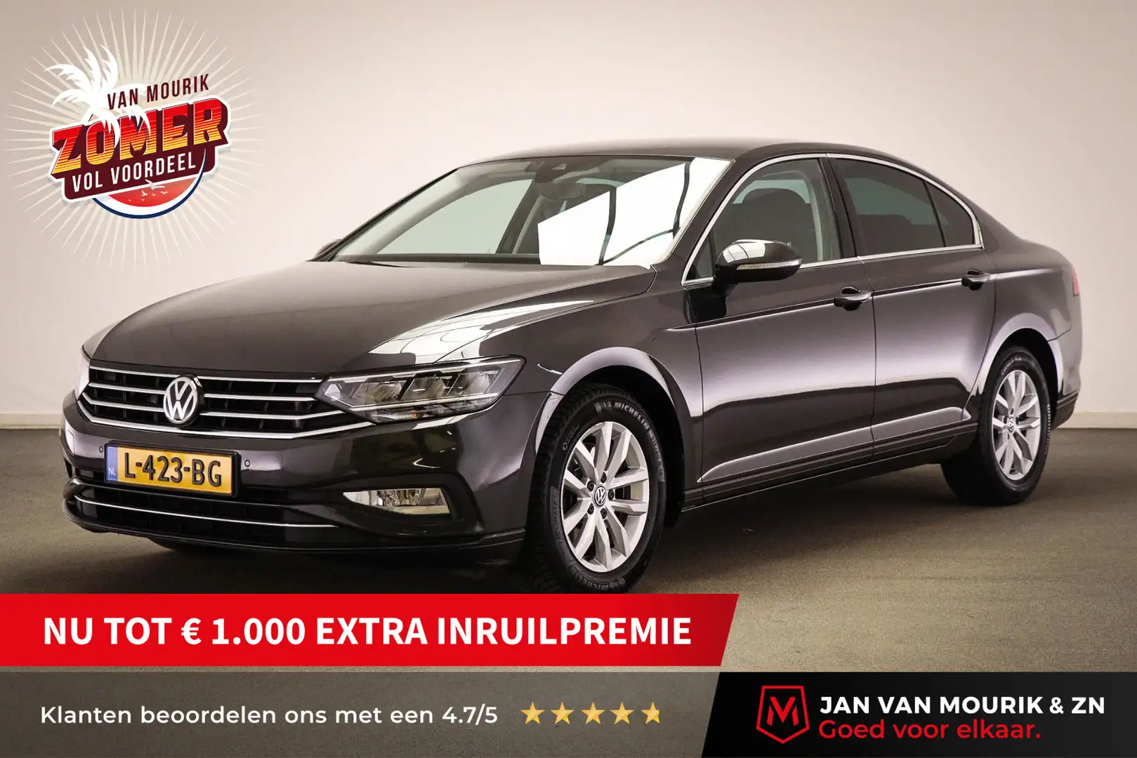 Volkswagen Passat 1.5 TSI Comfort Business | LED | APP CONNECT | CAM Grijs - 1